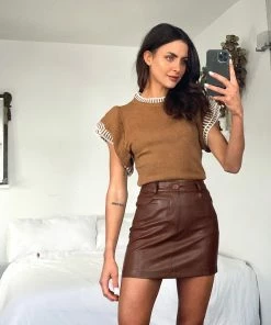 YH & Co (Chloe Yip) CLOTHING Nicolette Knit - Tan