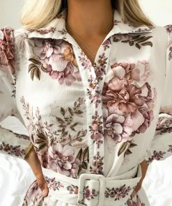 CSA (Lorraine Designs) DRESSES Amabelle Dress - White Floral