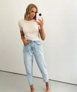 Sunny Girl CLOTHING Primed Top - Beige