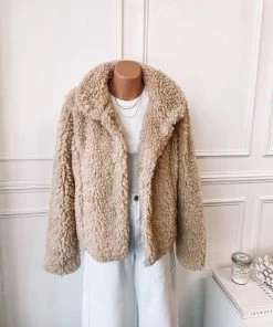 Pink Diamond Carebear Jacket - Beige