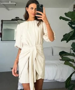 YH & Co (Chloe Yip) Essa Dress - Beige 13 YH & Co (Chloe Yip) Essa Dress - Beige