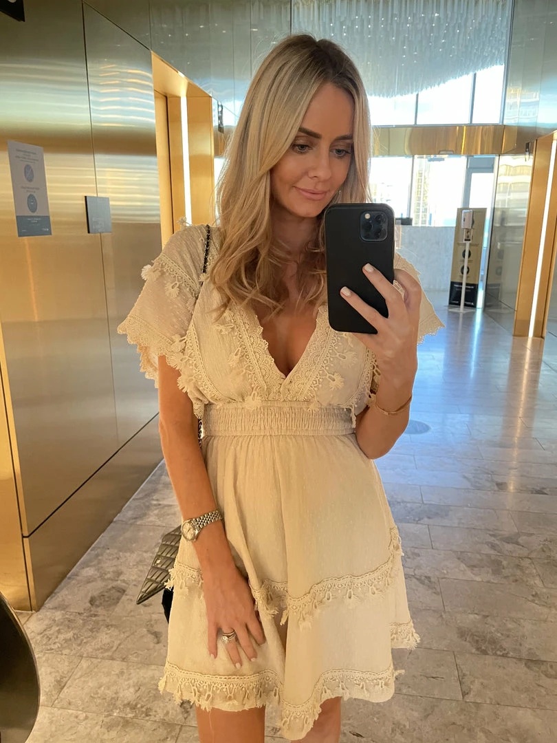 Willo Fashion DRESSES Philomena Dress - Beige 4 Willo Fashion DRESSES Philomena Dress - Beige