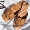 Verali Footwear Rina Woven Sandals - Dark Camel 1 Verali Footwear Rina Woven Sandals - Dark Camel