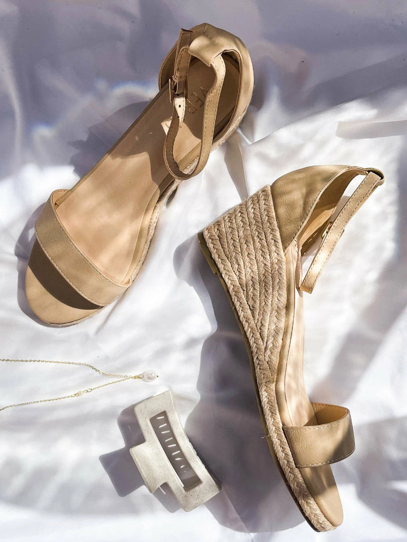 Verali Footwear Bobbie Low Wedge - Nude Softee 3 Verali Footwear Bobbie Low Wedge - Nude Softee