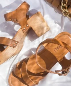 Verali Lulu Heels - Tan Softee