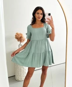 Style Box Georgiana Dress - Green DRESSES