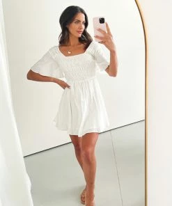 Willo Fashion Roxy Dress - White DRESSES