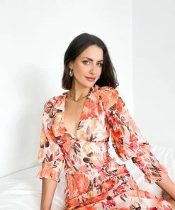 Wild Ginger Juanita Dress - Blush Floral