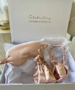 Alibaba Satin Eye Mask Pack - Pink At Home Edit