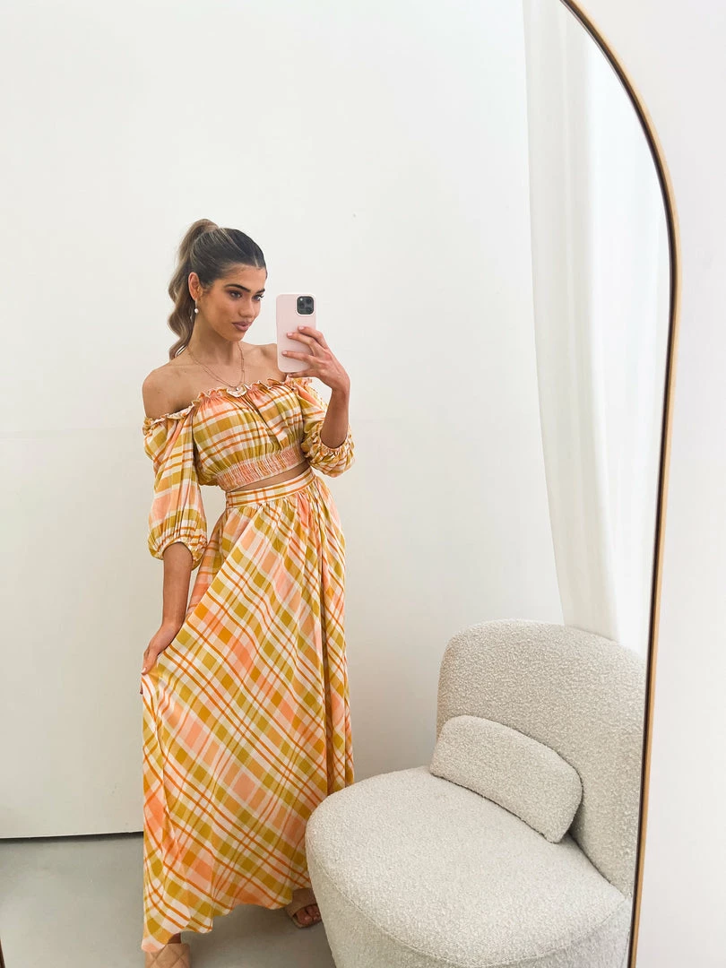 White Closet Maternity Dresses Argie Top - Yellow Print 8 White Closet Maternity Dresses Argie Top - Yellow Print