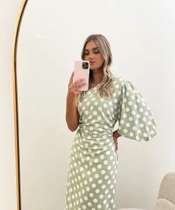 Style Box DRESSES Ondrea Dress - Sage Spot