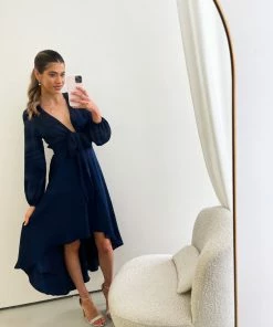 Esther Luxe DRESSES Bryleigh Dress - Navy 10 Esther Luxe DRESSES Bryleigh Dress - Navy