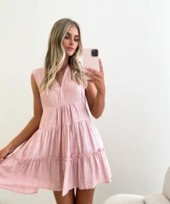 HQ Fashion DRESSES Marita Dress - Pink