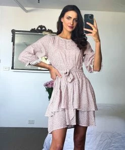 Style Box Harmonia Dress - Blush Print DRESSES