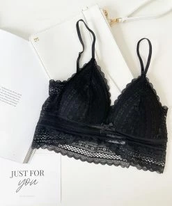 Alibaba CLOTHING Adalina Bralette - Black