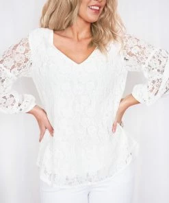 Miracle Fashion CLOTHING Trina Top - White