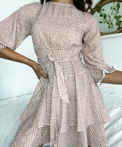 Style Box Harmonia Dress - Blush Print DRESSES