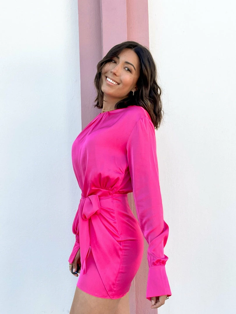 Wild Ginger Beverley Dress - Pink 8 Wild Ginger Beverley Dress - Pink