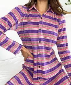 Reverse DRESSES Callidora Dress - Purple Stripe 9 Reverse DRESSES Callidora Dress - Purple Stripe