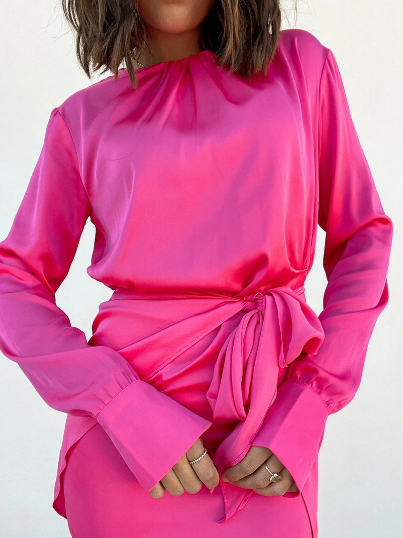 Wild Ginger Beverley Dress - Pink 5 Wild Ginger Beverley Dress - Pink