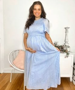 Qtrend Fashion PTY LTD Iolana Dress - Light Blue DRESSES