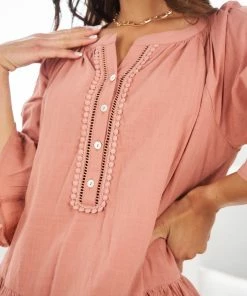 Rock Denim Idony Dress - Coral DRESSES