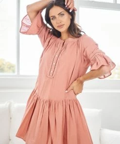 Rock Denim Idony Dress - Coral DRESSES