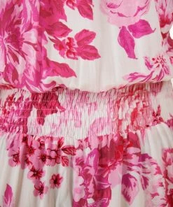 Global Fashion House Idoya Dress - Pink Floral DRESSES