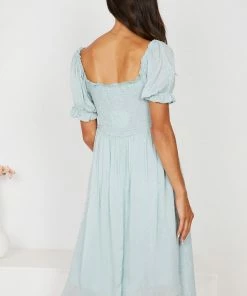 Miracle Fashion Inday Dress - Sage