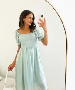 Miracle Fashion Inday Dress - Sage