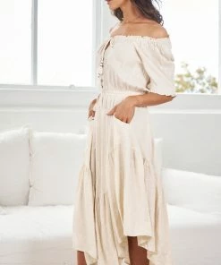 Rock Denim DRESSES India Dress - Beige