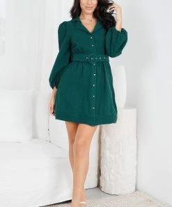 Style Box Inezza Dress - Emerald