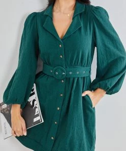 Style Box Inezza Dress - Emerald