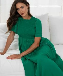 Qtrend Fashion PTY LTD Casual Dresses Iolana Dress - Green