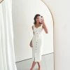 Desire Isadora Dress - White DRESSES