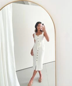 Desire Isadora Dress - White DRESSES