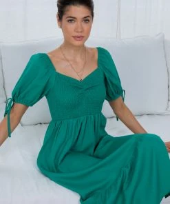 Pink Diamond Issay Dress - Green DRESSES 11 Pink Diamond Issay Dress - Green DRESSES