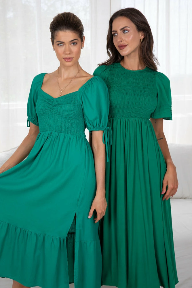 Pink Diamond Issay Dress - Green DRESSES 7 Pink Diamond Issay Dress - Green DRESSES