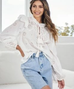 YH & Co (Chloe Yip) Jaden Top - White