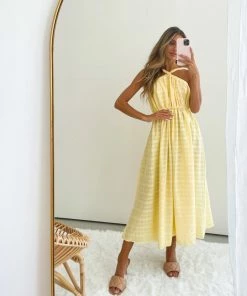 Pink Diamond DRESSES Janah Dress - Yellow 13 Pink Diamond DRESSES Janah Dress - Yellow