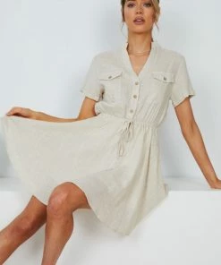 Rock Denim DRESSES Jangle Dress - Beige