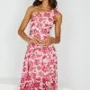 My Girl Janise Dress - Red Floral