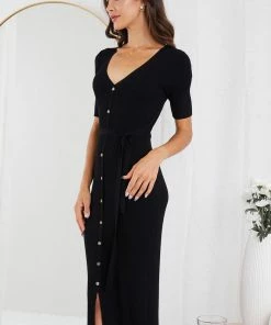 Sunny Girl Jareth Dress - Black