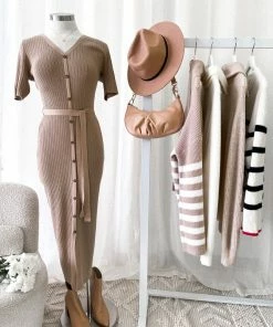 Sunny Girl Jareth Dress - Camel DRESSES 11 Sunny Girl Jareth Dress - Camel DRESSES