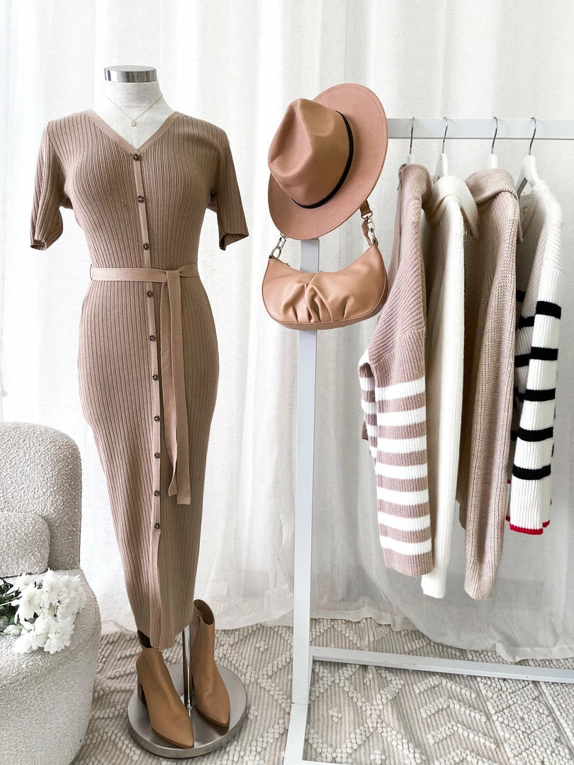 Sunny Girl Jareth Dress - Camel DRESSES 6 Sunny Girl Jareth Dress - Camel DRESSES