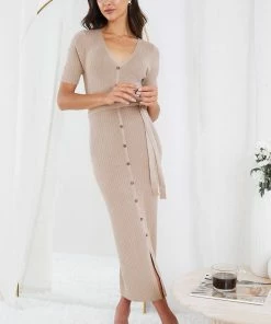 Sunny Girl Jareth Dress - Camel DRESSES