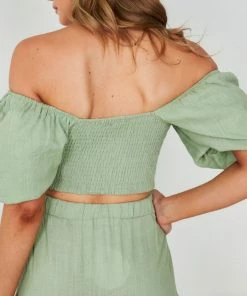 Qtrend Fashion PTY LTD CLOTHING Jayla Top - Sage