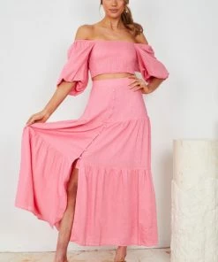 Qtrend Fashion PTY LTD Jayma Skirt - Pink