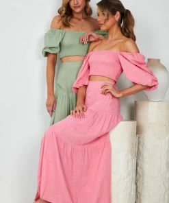 Qtrend Fashion PTY LTD Jayma Skirt - Pink