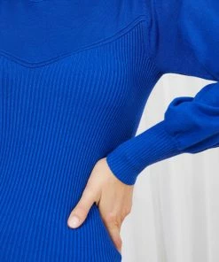 Sunny Girl CLOTHING Jericha Knit Top - Cobalt